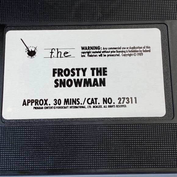 ✨10 for $15✨ Frosty the Snowman (VHS) - Picture 6 of 6
